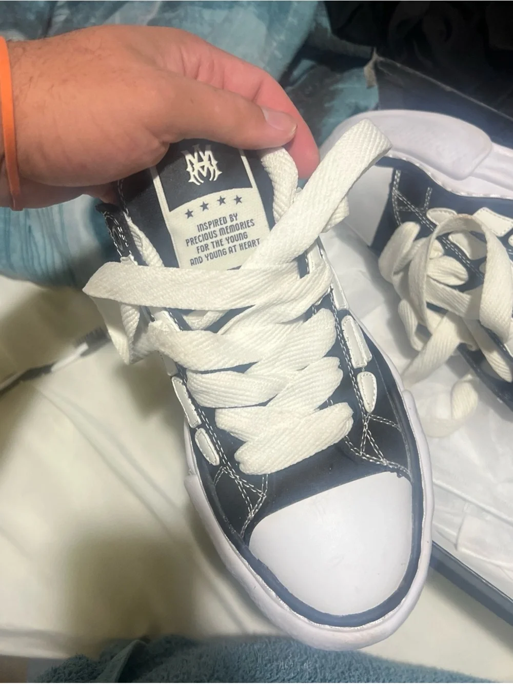 Size 44 EU/10 Mens-  Amiri MMY Bones x Maison Mihara Yasuhiro Worn Once